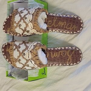 Sam Edelman Grey,Gold Bead/Raffia